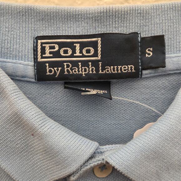 Ralph Lauren Light Blue Polo Shirt - Men's Size Small - Picture 4 of 5
